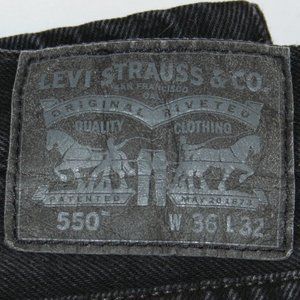 Levi's 550 Relaxed Fit Jeans Black